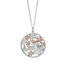 Load image into Gallery viewer, BUTTERFLY FLORAL NECKLACE.