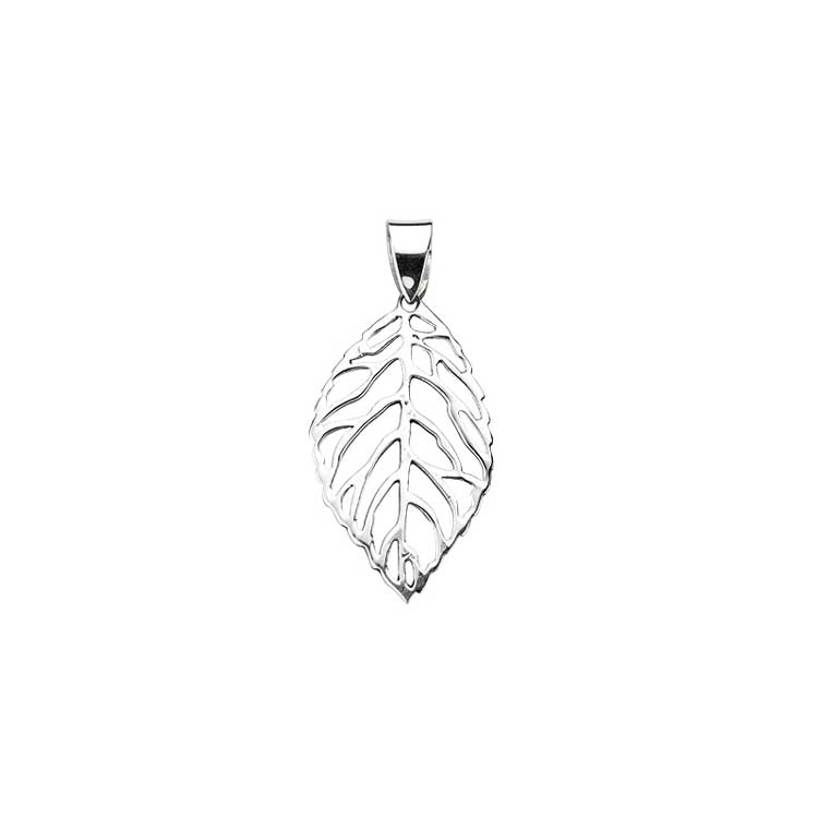 SILVER LEAF PENDANT