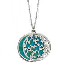 Load image into Gallery viewer, TURQUOISE FILIGIRI PENDENT.
