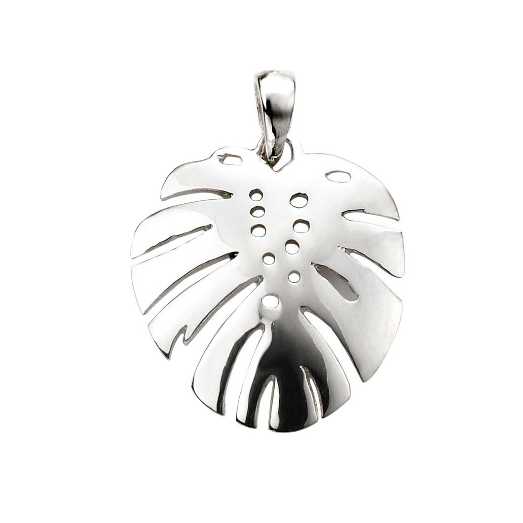 SILVER LEAF PENDANT