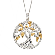 Load image into Gallery viewer, TREE OF LIFE GOLD PLATED NECKLACE.
