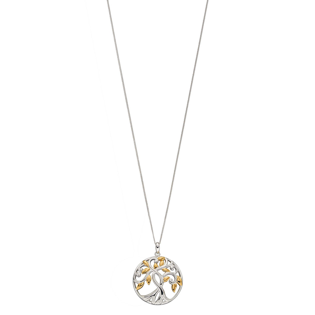 TREE OF LIFE GOLD PLATED NECKLACE.