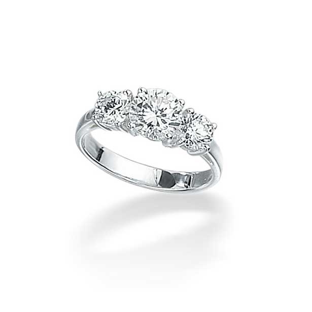 CZ TRILOGY RING